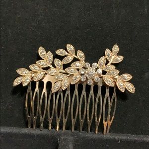 Crystal Flower Vine Comb